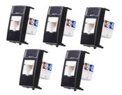 5 Módulos Tomada para Rede Informática RJ45 Ebony Clean Margirius 16815