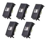5 Módulos Tomada para Telefone RJ11 Ebony Clean Margirius 16816