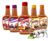 5 Molhos Para Ração De Cachorro Petisco Sabores Diversos