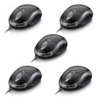 5 Mouse USB Óptico Knup 1200 DPI Preto 3 Botões Cabo 1,5m 5 Mouse USB Óptico Knup 1200 DPI Preto 3 Botões Cabo 1,5m