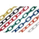 5 Mts Corrente Plástica Isolamento Calha Chuva Elo Grande isolamento area risco escolher a cor
