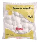 5 Pacotes Bolas de Algodão Branca Sussex
