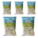 5 Pacotes Chips de Arroz Grão de Bico e Quinoa 40g Sabores Sabores:Lemon Pepper