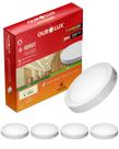 5 Painel Plafon Com Sensor De Presença 18w Cor da Luz 2700k Branco quente Ourolux Sobrepor Bivolt 5 Painel Plafon Com Sensor De Presença 18w Cor da Luz 2700k Branco quente Ourolux Sobrepor Bivolt