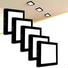 5 Painel Plafon Sobrepor De Led 25w Quadrado Bivolt Preto 5 Painel Plafon Sobrepor De Led 25w Quadrado Bivolt Preto