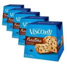 5 Panetones Visconti Gotas De Chocolate 400G, Pannetone