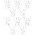 5 Par Rede Para Aro Basquete Tamanho 4mm 10 gancho Seda Chuá