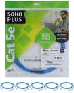 5 Patch Cord U/utp Furukawa Sohoplus Cat5e Cmx 1.5m Azul-Claro 5 Patch Cord U/utp Furukawa Sohoplus Cat5e Cmx 1.5m Azul-Claro