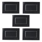 5 Pç Interruptor Simples P/moveis Mdf Margirius Preto 10a