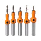 5 Pcs Brocas Rebaixo 8mm De Parafuso Em Madeira Limitador