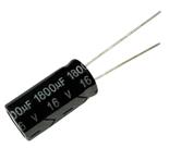 5 PÇS CAPACITOR ELETROLITICO 1800X16V - 1800UF X 16 V - 105º 5 PÇS CAPACITOR ELETROLITICO 1800X16V - 1800UF X 16 V - 105º