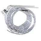 5 Pçs Termopar J Hast Inox 100 mm X 4,7 Ponta Palito Cabo