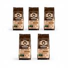 5 pcts Torrado e Moído Granulometria Fina Grandeur Café Tradicional Torra Escura 100 Arábica 500g Notas Sensoriais Amadeiradas