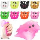 5 peças de decoração para alívio de estresse Jello Pig Cute
