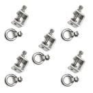 5 peças de grampos em C grampo em C de aço inoxidável, grampo para viga. Acompanha anel de parafuso em aço inoxidável que suporta 100 libras (tamanho médio) 5 peças de grampos em C grampo em C de aço inoxidável, grampo para viga. Acompanha anel de parafuso em aço inoxidável que suporta 100 libras (tamanho médio)