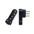 5 Peças Plugue Pino Macho 90 Lateral 20A 2P+T Preto Voltim 5 Peças Plugue Pino Macho 90 Lateral 20A 2P+T Preto Voltim