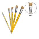 5 Pincel Tigre 815 Chato Cerda Natural N.02,04,06,08,10 5 Pincel Tigre 815 Chato Cerda Natural N.02,04,06,08,10