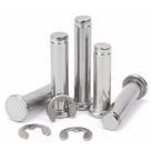 5 Pino PASSADOR Cabeça Plana M6 100MM ANEL EIXO CIRCLIP INOX