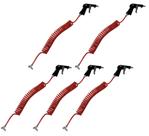 5 Pistola De Ar Gatilho Mangueira Cabine Caminhão Vermelha 5 Pistola De Ar Gatilho Mangueira Cabine Caminhão Vermelha