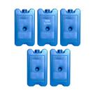 5 Placa Gelo De Plástico Reutilizável 500ml Bolsa Cooler