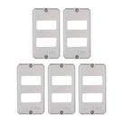 5 Placas De Alumínio Polido Para Condulete 3/4 Tramontina