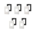 5 Placas Espelhos 4x2 2 Módulos Brancas Legrand PialPlus+ 618502BC+ 5 Placas Espelhos 4x2 2 Módulos Brancas Legrand PialPlus+ 618502BC+