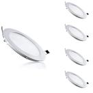 5 Plafons Led De Teto Philips 18w Redonda 4000k Bivolt