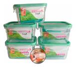 5 Pote Multiuso Freshy Plástico Freezer Sanremo Sr1762 537ml 5 Pote Multiuso Freshy Plástico Freezer Sanremo Sr1762 537ml