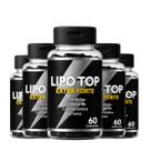 5 Potes Lipo Top Original 60 Cápsulas 5 Potes Lipo Top Original 60 Cápsulas