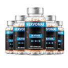 5 Potes Nervomax Original 60 Cápsulas