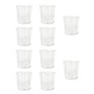 5 Potes Para Orquídea Transparente N. 9 E 15 Nutriplan
