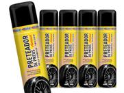 5 preteador de pneus spray aerossol brilho prolongado