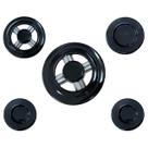 5 Queimadores com Espalhadores Fogão Piacere Vetro Plus 5b