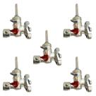 5 Ramal Registro Fogão Cooktop Fischer *** Modelo Sem Rosca