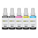5 Refil Tinta Compatível Epson L210 L220 L365 L455