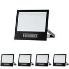 5 Refletor Taschibra Tr Led 150W Preto Bivolt 6500K Luz Branca