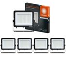 5 Refletores Compact Ledvance 4000k Ip65 200w Preto Bivolt