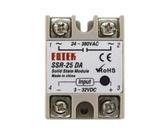 5 Relé De Estado Sólido Ssr-25da-25a 24-380ac E 3-32dc Fotek