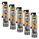 5 Reparo Pneu Instantâneo Furo Veda Enche Carro Moto Bike