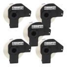 5 Rolo Etiqueta Compativel Uso Brother Dk-1204 C/suporte 17x