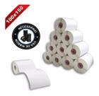 5 Rolos Etiqueta 10x15 100x150 Couche Serrilha Zebra Elgin