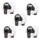5 Rolos Etiqueta Compativel Uso Brother Dk-1202 Com Suporte 5 Rolos Etiqueta Compativel Uso Brother Dk-1202 Com Suporte
