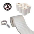 5 Rolos Etiqueta para Jóia 95x12mm Térmica - 10500 etiquetas