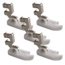 5 Sapatas Calcador de Teflon com canaleta de Vivo para maquina de costura Doméstico - T-69-DOM