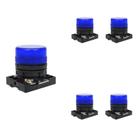 5 Sinaleiro LED Steck Luminoso Azul SLLSL4 Max Botton 5 Sinaleiro LED Steck Luminoso Azul SLLSL4 Max Botton