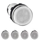 5 Sinaleiro Para Lâmpada BA9S Transparente 22mm Plástico Schneider XB7EV67P 5 Sinaleiro Para Lâmpada BA9S Transparente 22mm Plástico Schneider XB7EV67P