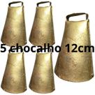 5 Sino de latão Sincerro Cabras Bode Cabritos Bezerros Garrotes Boi Vaca Touro grande 12 cm 5 Sino de latão Sincerro Cabras Bode Cabritos Bezerros Garrotes Boi Vaca Touro grande 12 cm