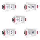 5 Spot Downlight Mini Duplo Led Embutir Corredor 4000k Bet85 5 Spot Downlight Mini Duplo Led Embutir Corredor 4000k Bet85