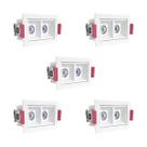 5 Spot Embutido Mini Duplo Led Downlight Recuado 3000k Bet57 5 Spot Embutido Mini Duplo Led Downlight Recuado 3000k Bet57