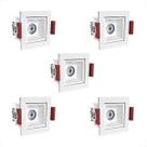 5 Spot Embutido Mini Led Downlight Recuado Sala 3000K Bet55 5 Spot Embutido Mini Led Downlight Recuado Sala 3000K Bet55